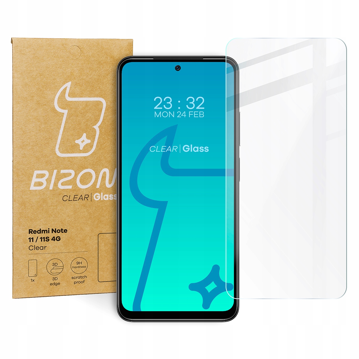 

Szkło hartowane Bizon Glass do Redmi Note 11 11s