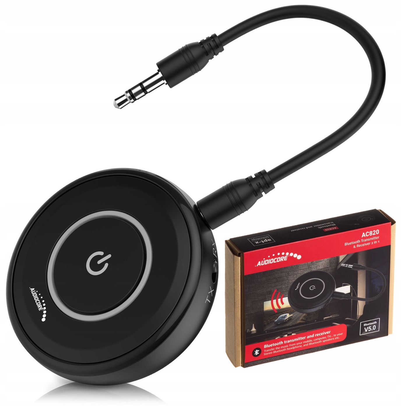 

Odbiornik Nadajnik Audio Adapter Bluetooth Apt-x