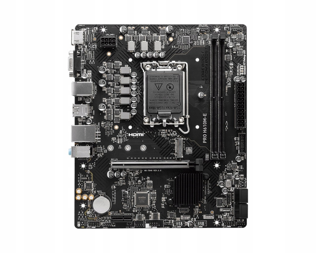 Msi Pro H610M-E/ Lga 1700/ mATX Pro H610M-E