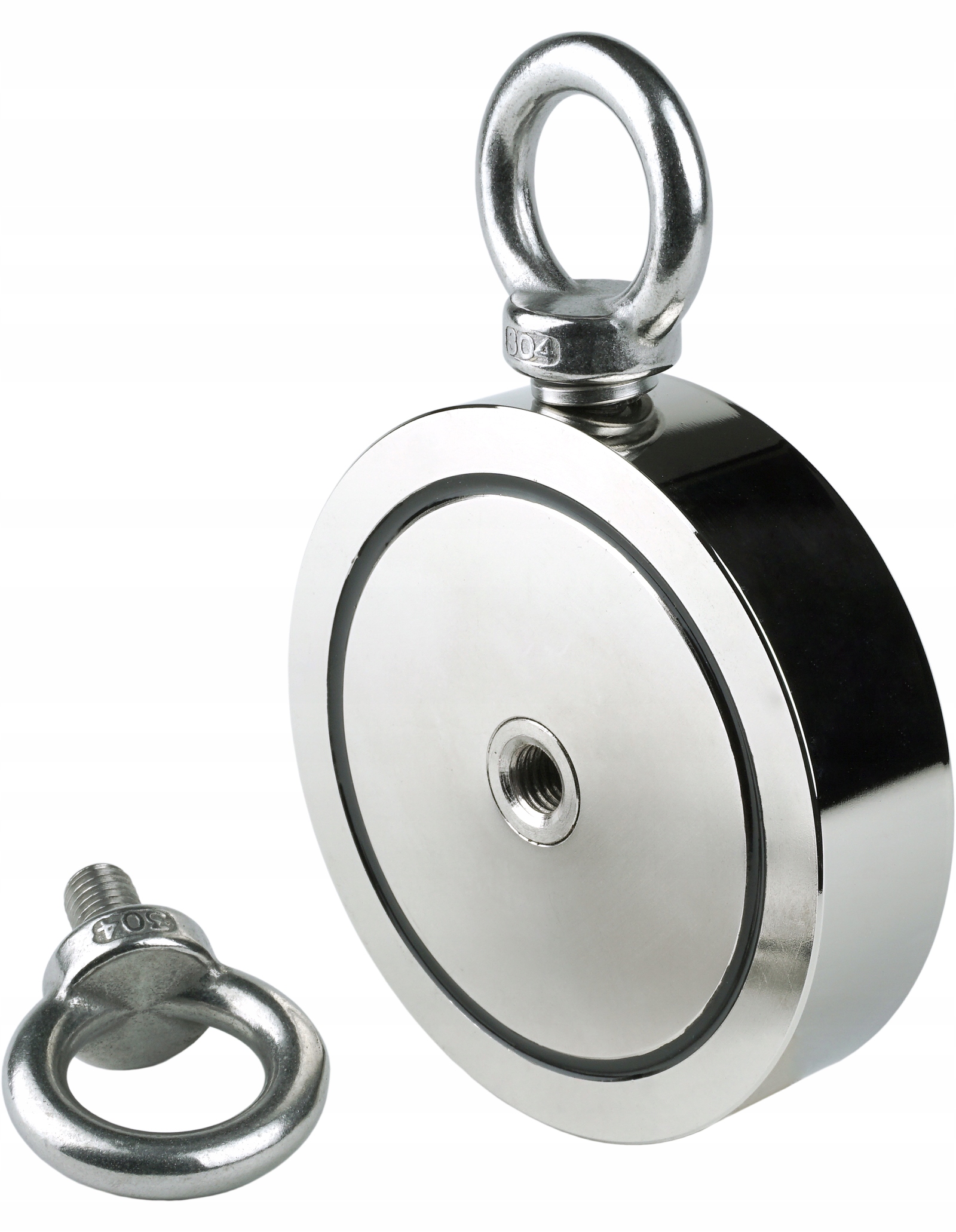 MAGNES NEODYMOWY UCHWYT MAGNETYCZNY 2-STR 2x500 kg Kształt walec