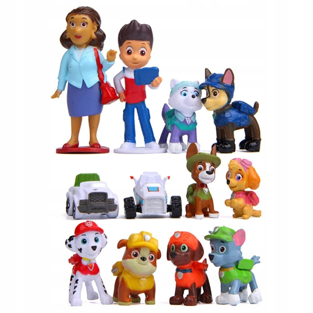 

zestaw Psi Patrol figurki pojazdy 12 sztuk