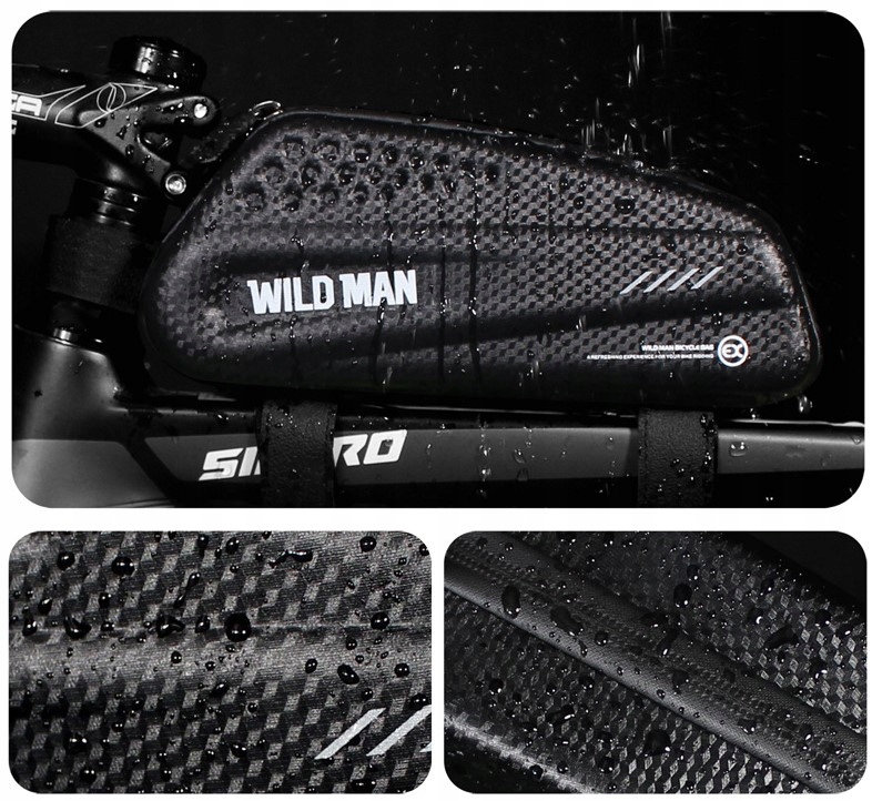 WODOODPORNA SAKWA ROWEROWA TORBA NA RAMĘ WILD MAN Marka Inna marka