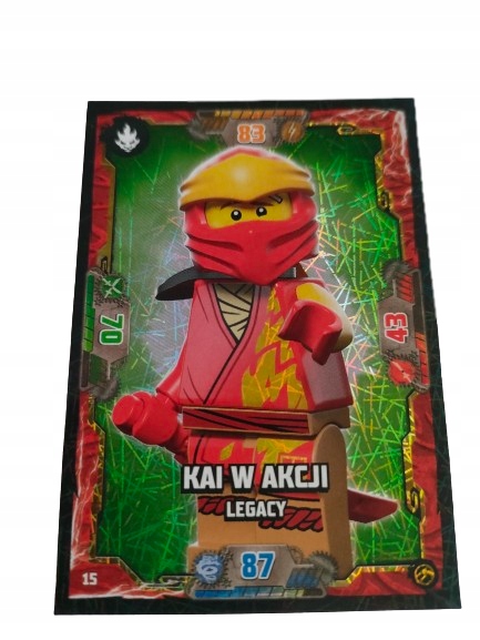 Karta Lego Ninjago Seria 7 Numer 015