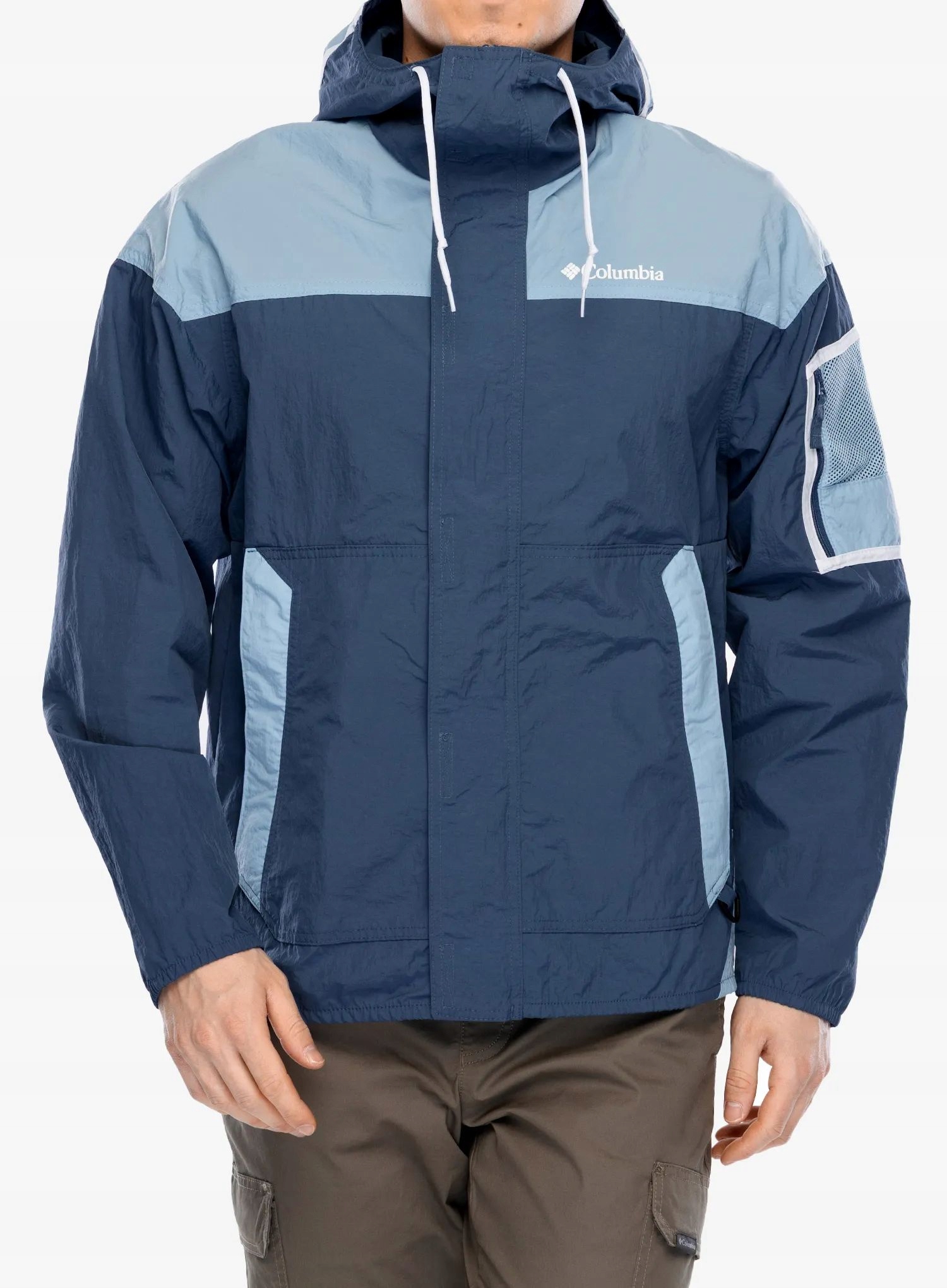Protivětrná bunda Columbia Challenger II Windbreaker dark mountain M