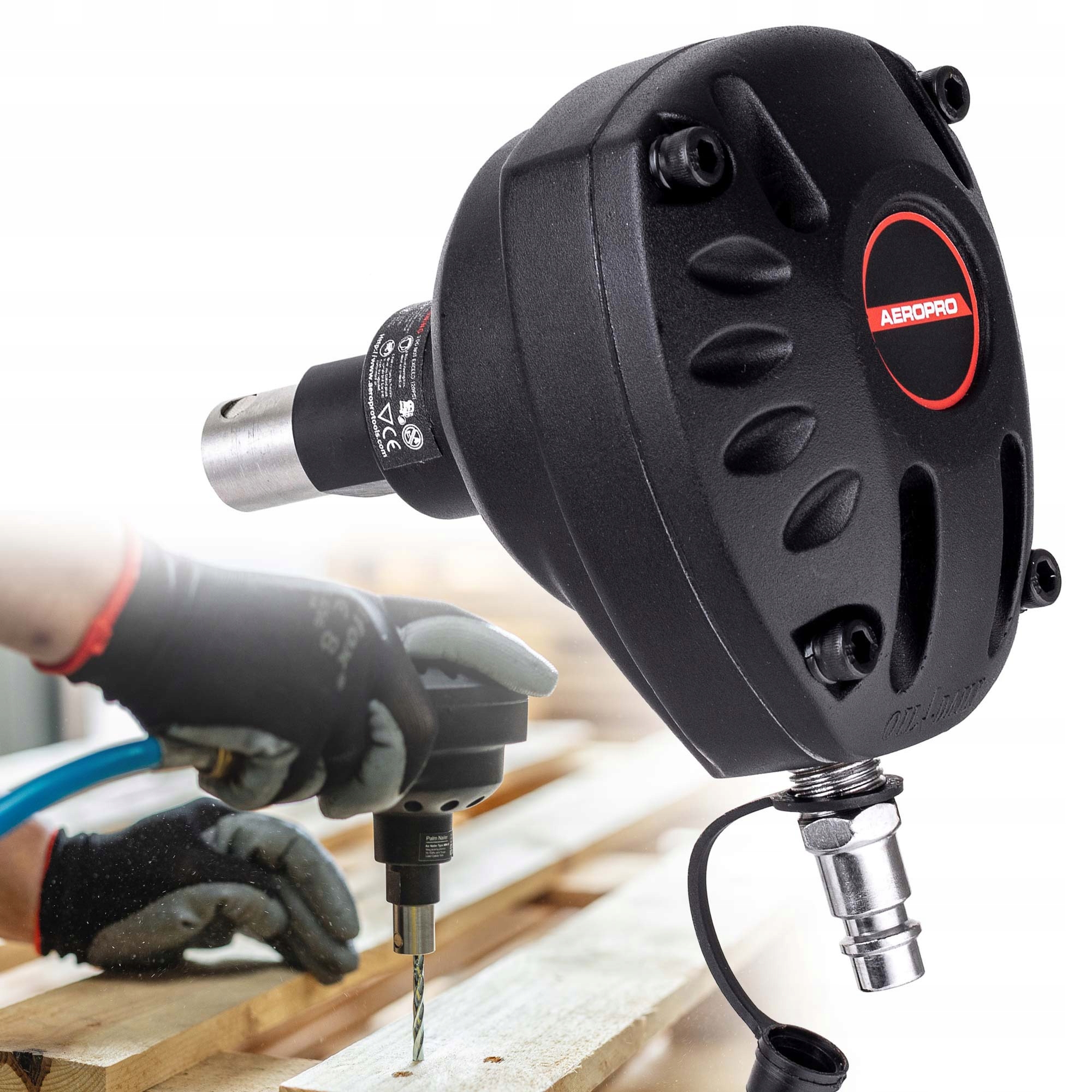 Pneumatická kladiva na palety, hřebíkovačka do ruky na dřevo, 12 cm Aeropro