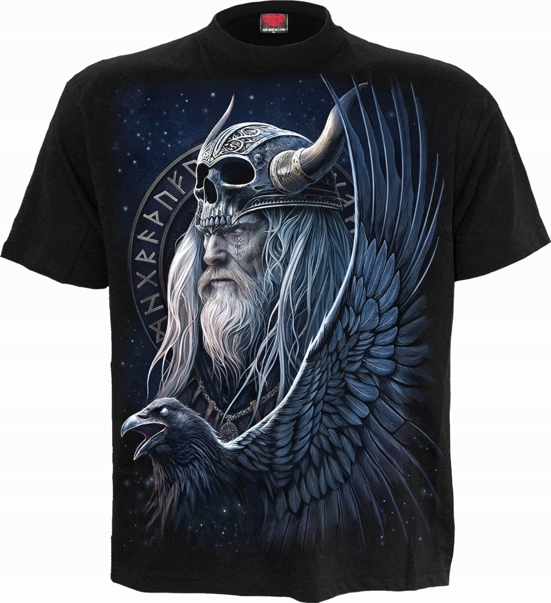 Tričko s Vikingem Odin's Warrior Spiral 2XL