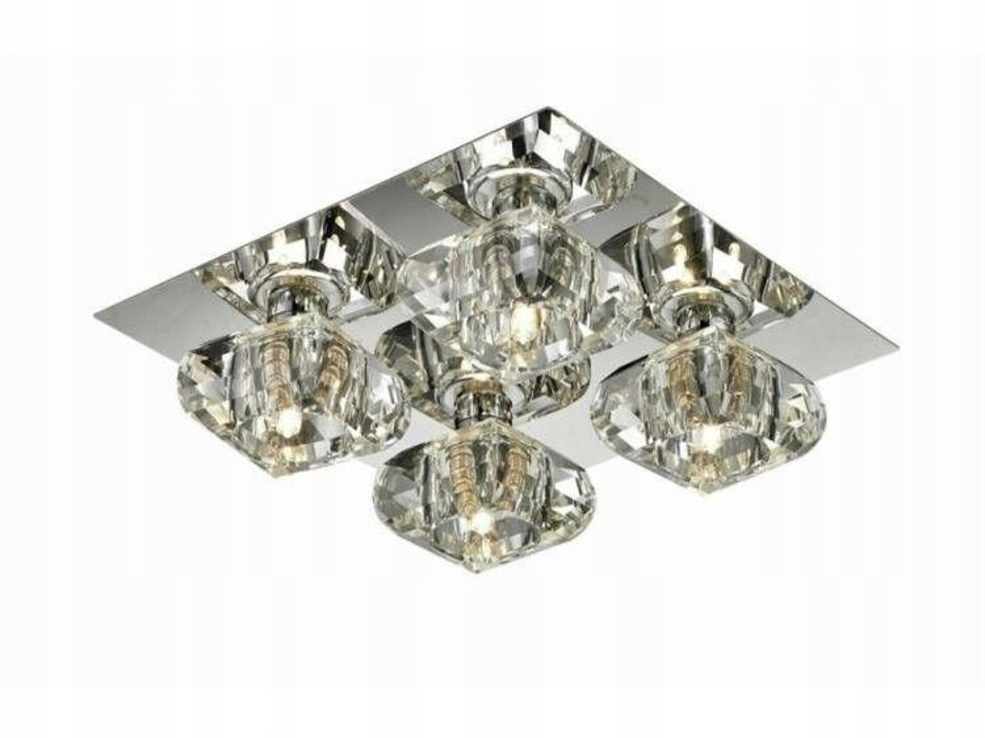 Stropné prisadené svietidlo AZzardo Rubic 4 top AZ0492 G9 4x40W IP20 30cm ch