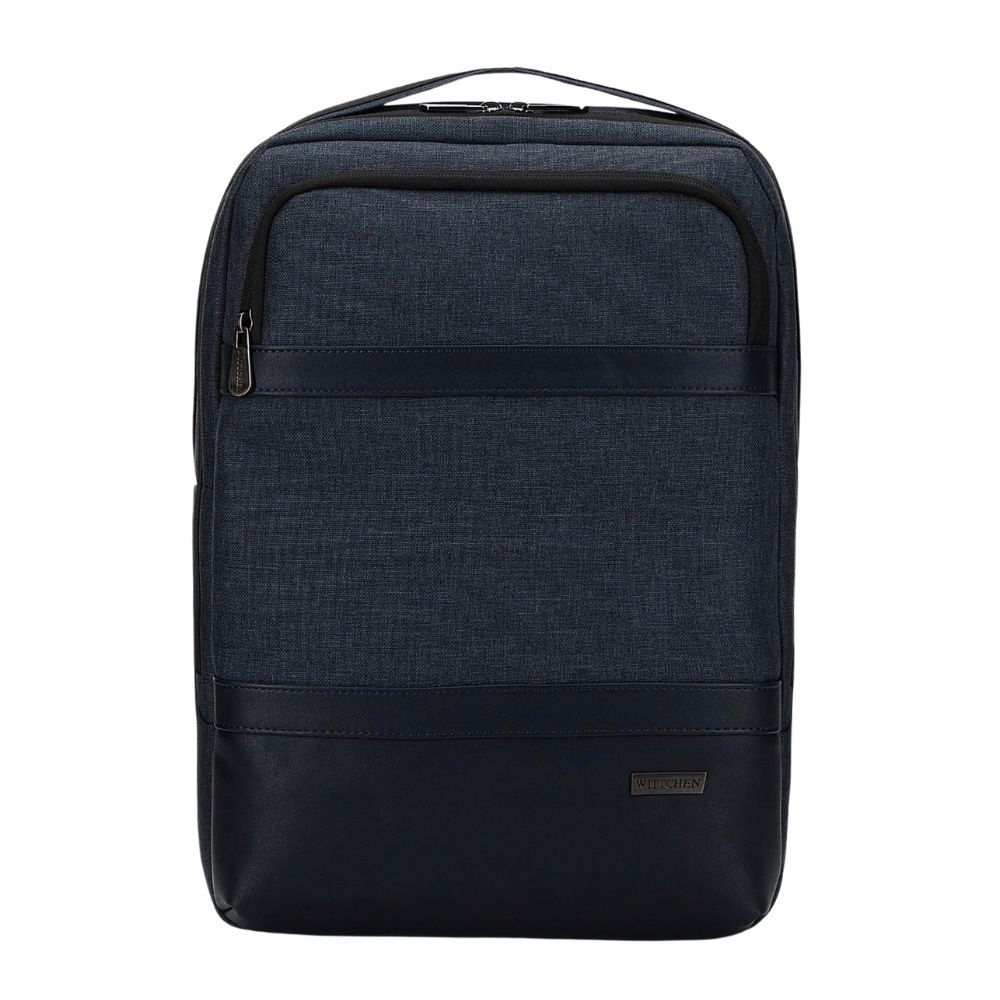 Batoh na notebook 15,6" Wittchen 98-3P-512-7, tmavě modrý, textura vata
