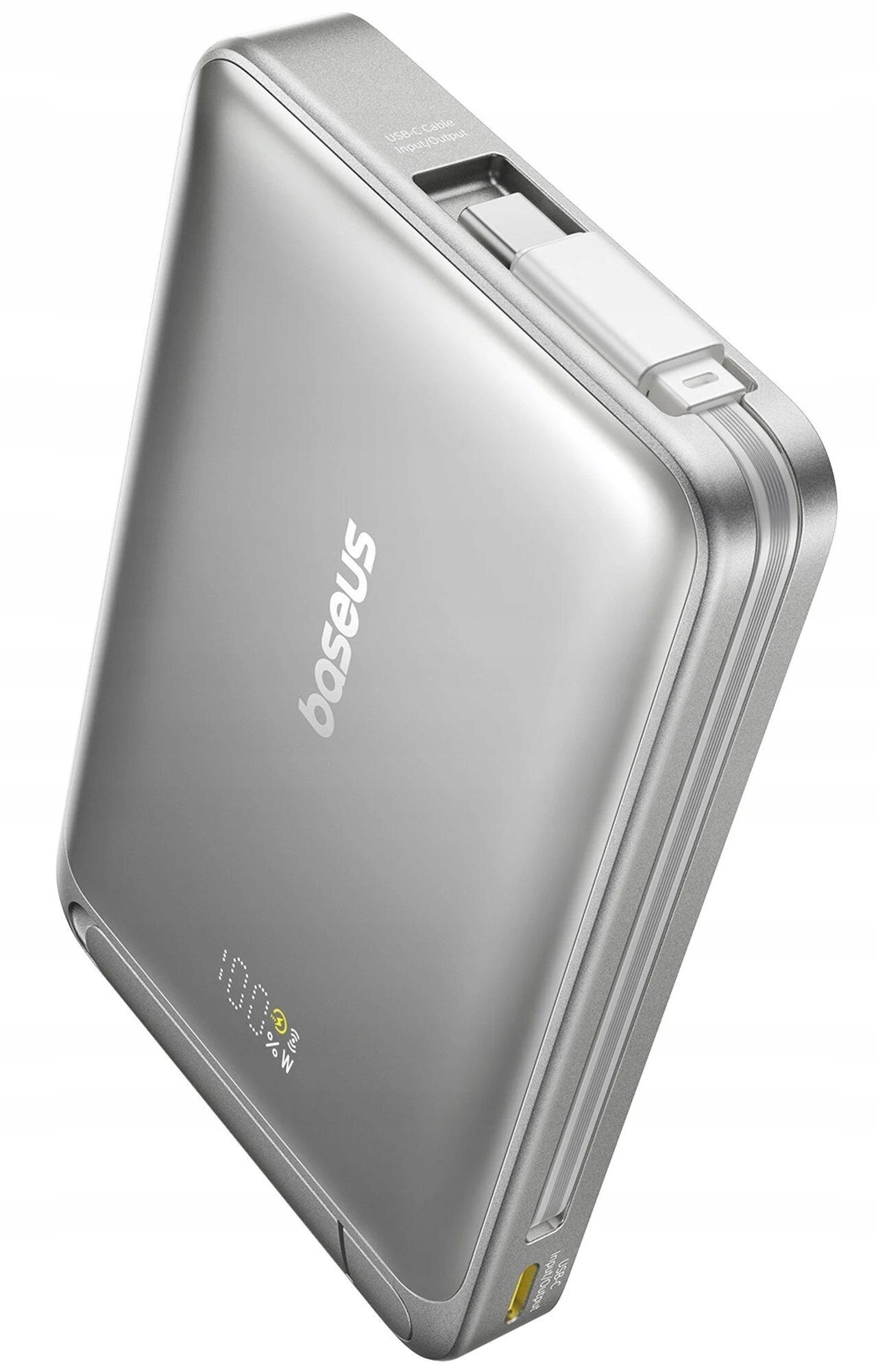 Baseus Powerbanka PicoGo Qi2 10000mAh 45W s káblom Usb-c sivá…