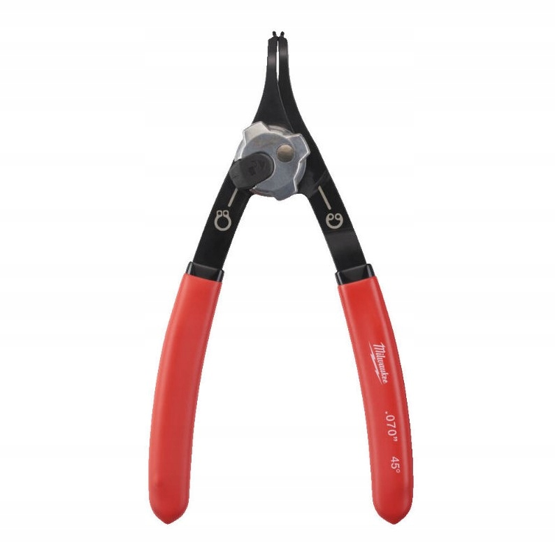 Milwaukee Kleště Na Upevňovací Kroužky Segera 1,8 MM 45° Vnitřní 2V1