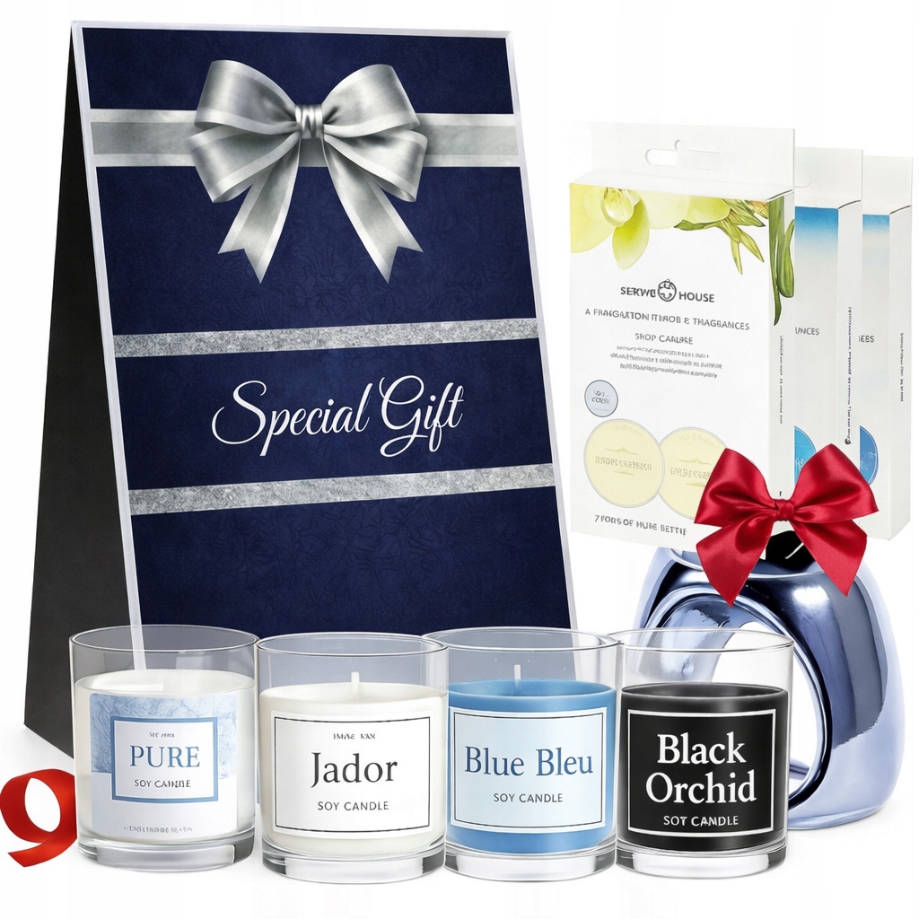 Sada dárkových košů Aromalampa Vůně Svíčky Vonné vosky jako Dárek