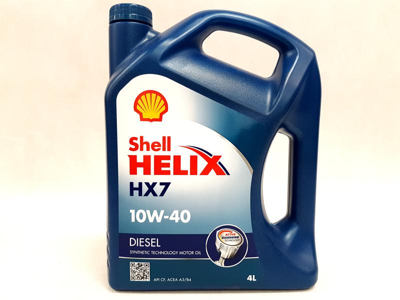 

Shell Helix Diesel HX7 10W40 A3/B3/B4 Cf 4L