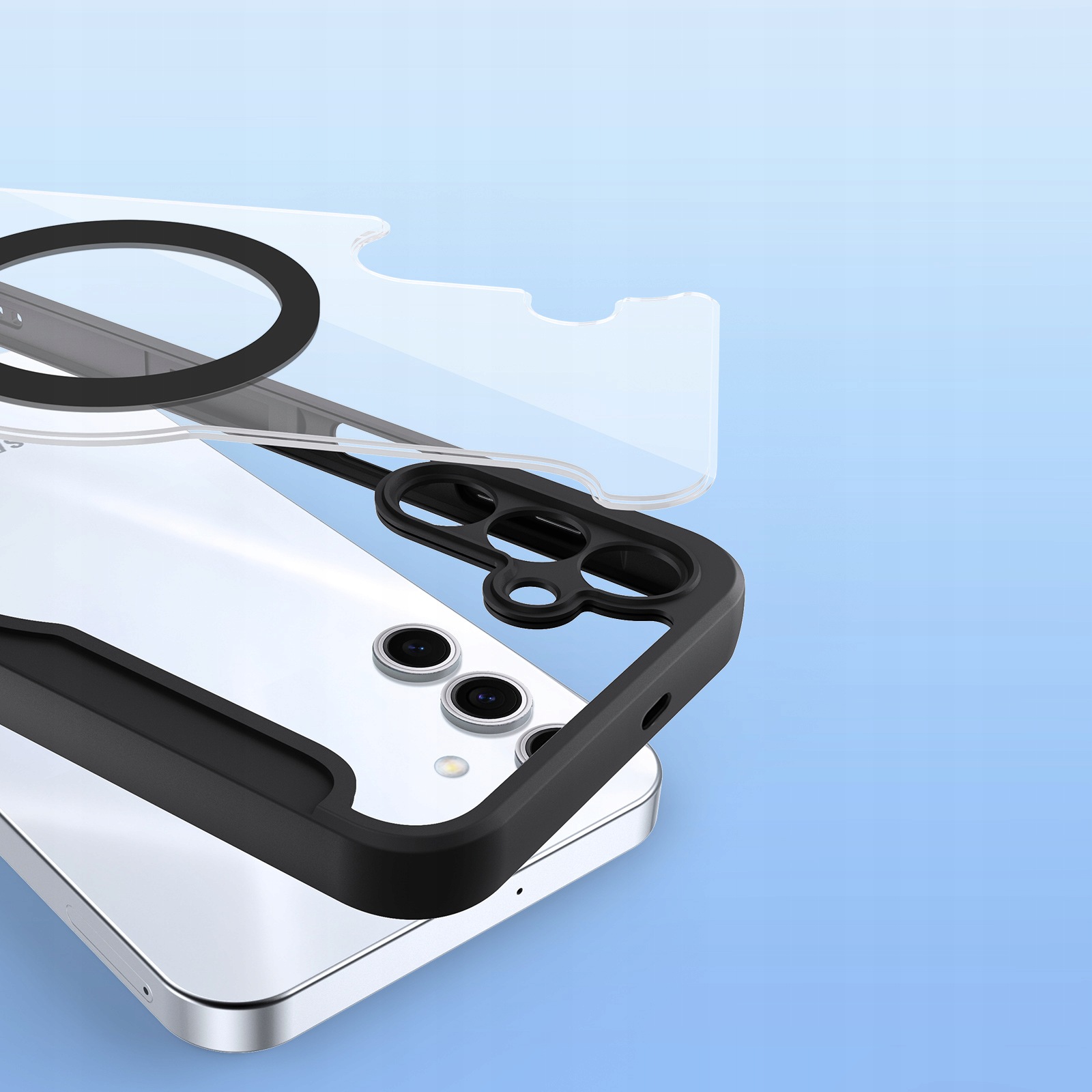 Etui Dux Ducis Skin X Pro na Samsung Galaxy S25+ z MagSafe portfelem czarne