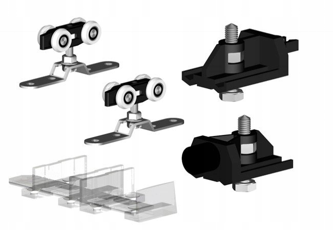 Sada posuvných dveří Herkules 120 kg H2 kování