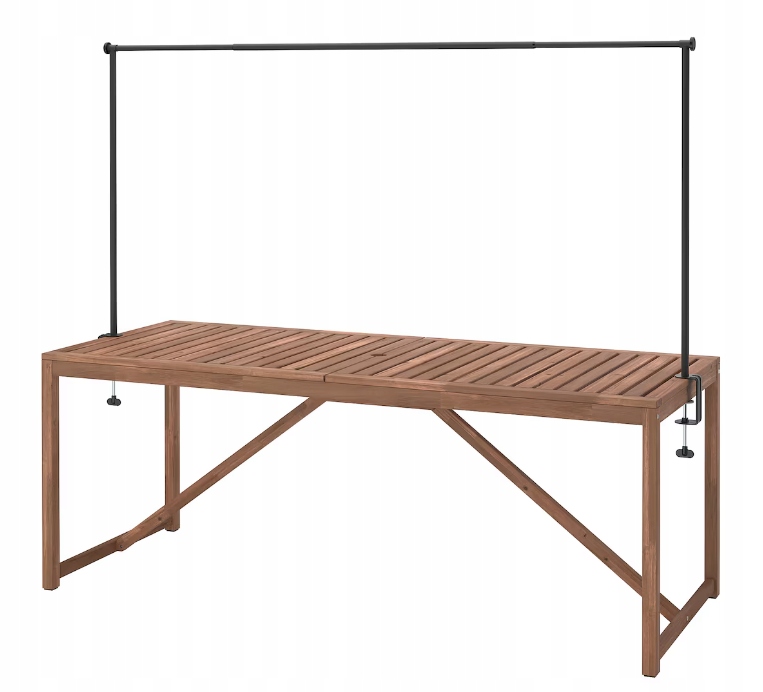 DRĄŻEK NA STÓŁ REGULOWANY NA LAMPKI OGRODOWE WISZĄCE DONICZKI BALONY PRĘT