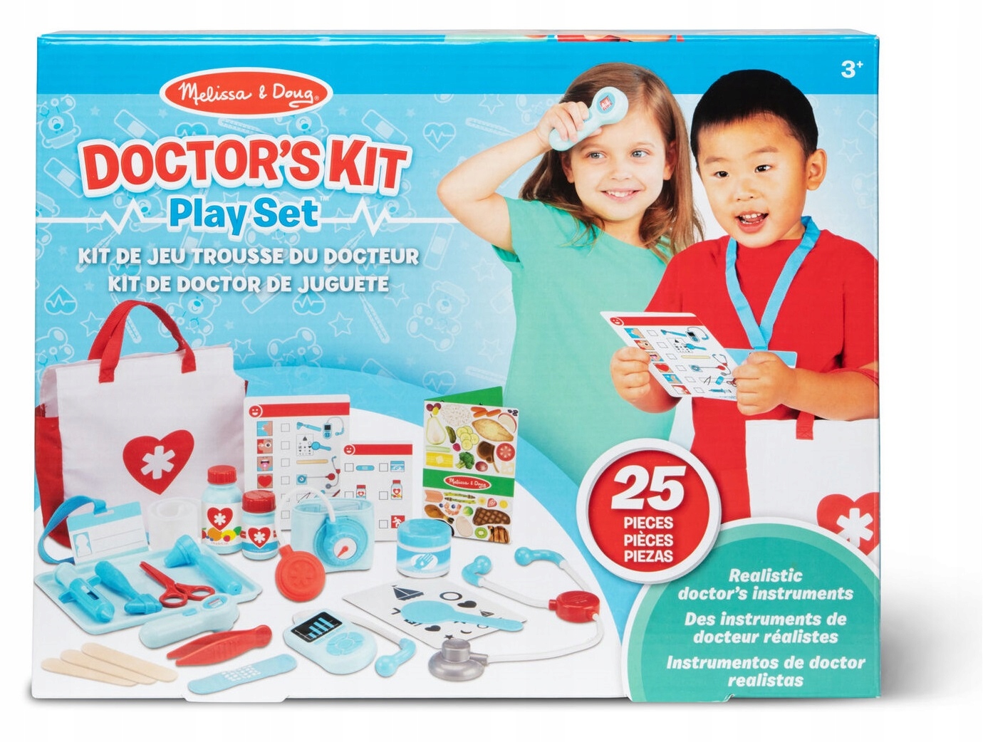 

Zestaw 25el. dla dzieci Mały lekarz MelissaandDoug