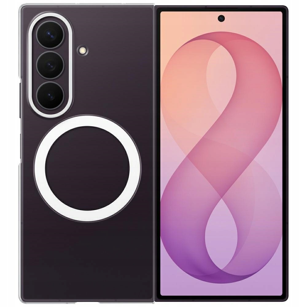 Pouzdro Samsung Clear Magnet Galaxy Z Fold8 Ultra průhledné