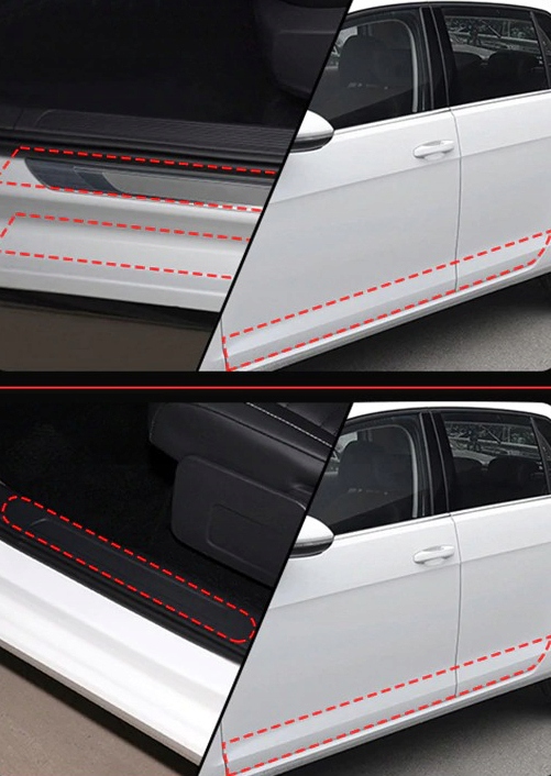 TAŚMA OCHRONNA NA PROGI DRZWI RANTOWA 7CM x 10M Producent części ME Premium