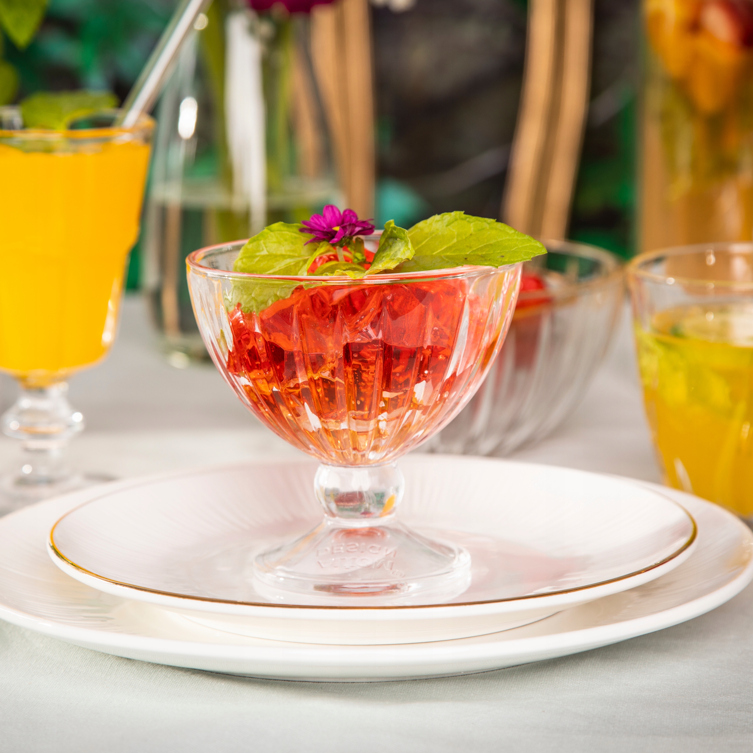 Pucharki do lodów czarki do deserów Zestaw 6 sztuk Altom Design Venus 280ml Kod producenta GRA00003129