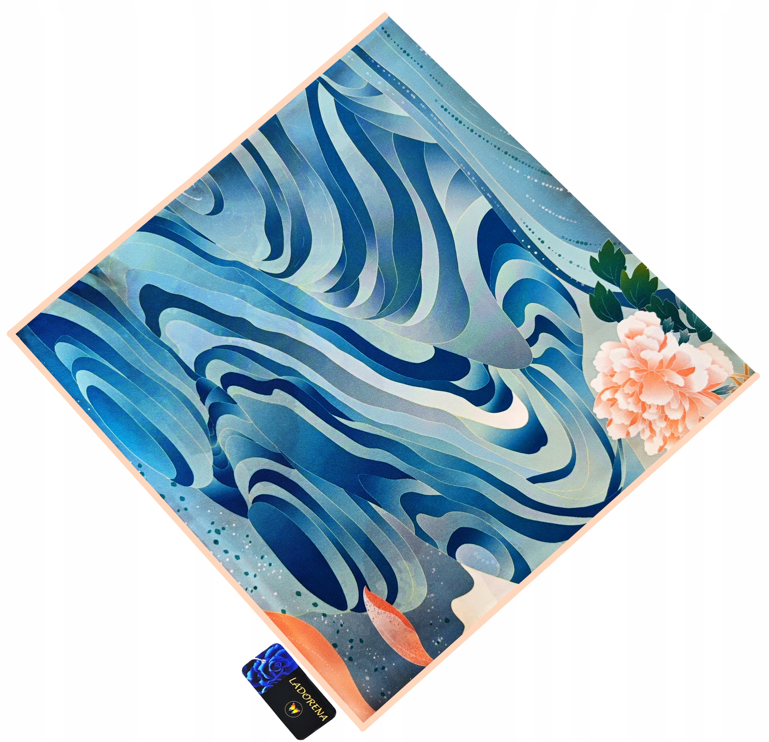 APASZKA JEDWABNA CHUSTA 100% JEDWAB NATURALNY MORWOWY MARKA JAKOŚĆ Materiał dominujący jedwab