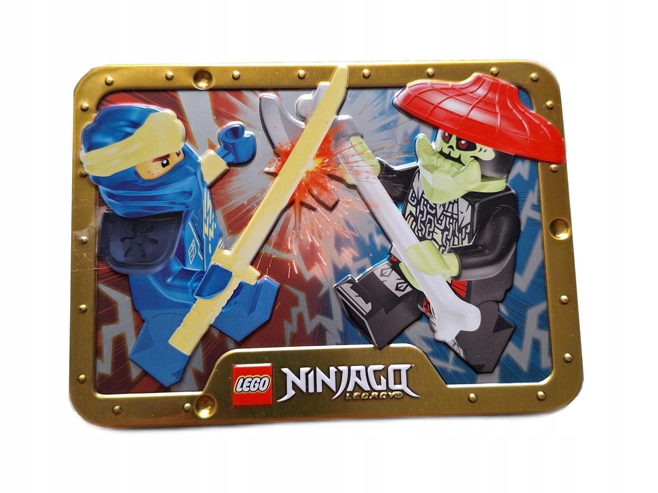 Lego Blister Ninjago Zestaw Jay vs. Bone Hunter #112327 [Metal Box]
