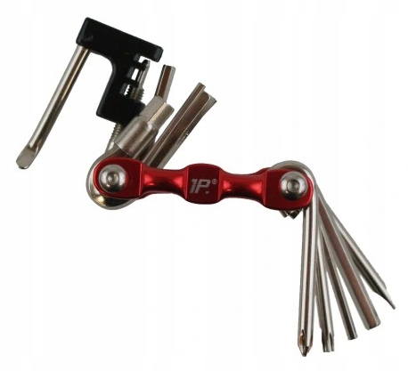Zestaw kluczy rowerowych Multitool Primo czerwoy