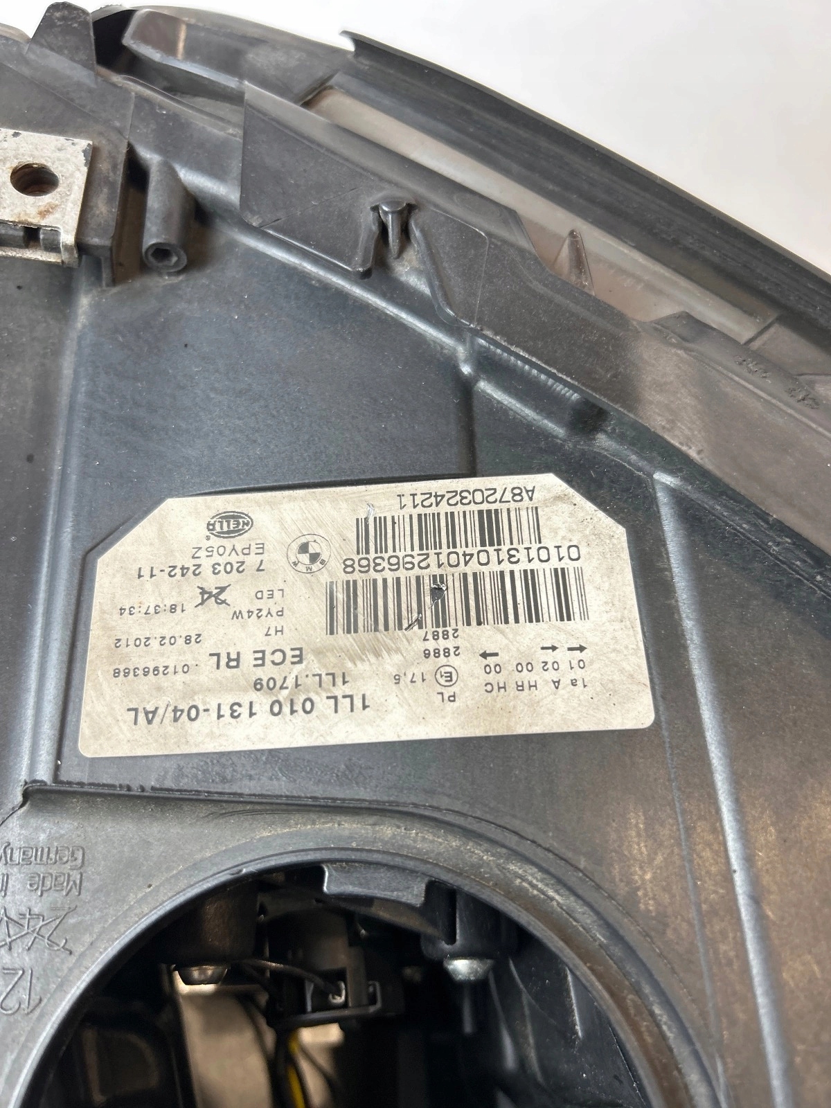 light front front right BMW 5 F10 F11 UK Anglik