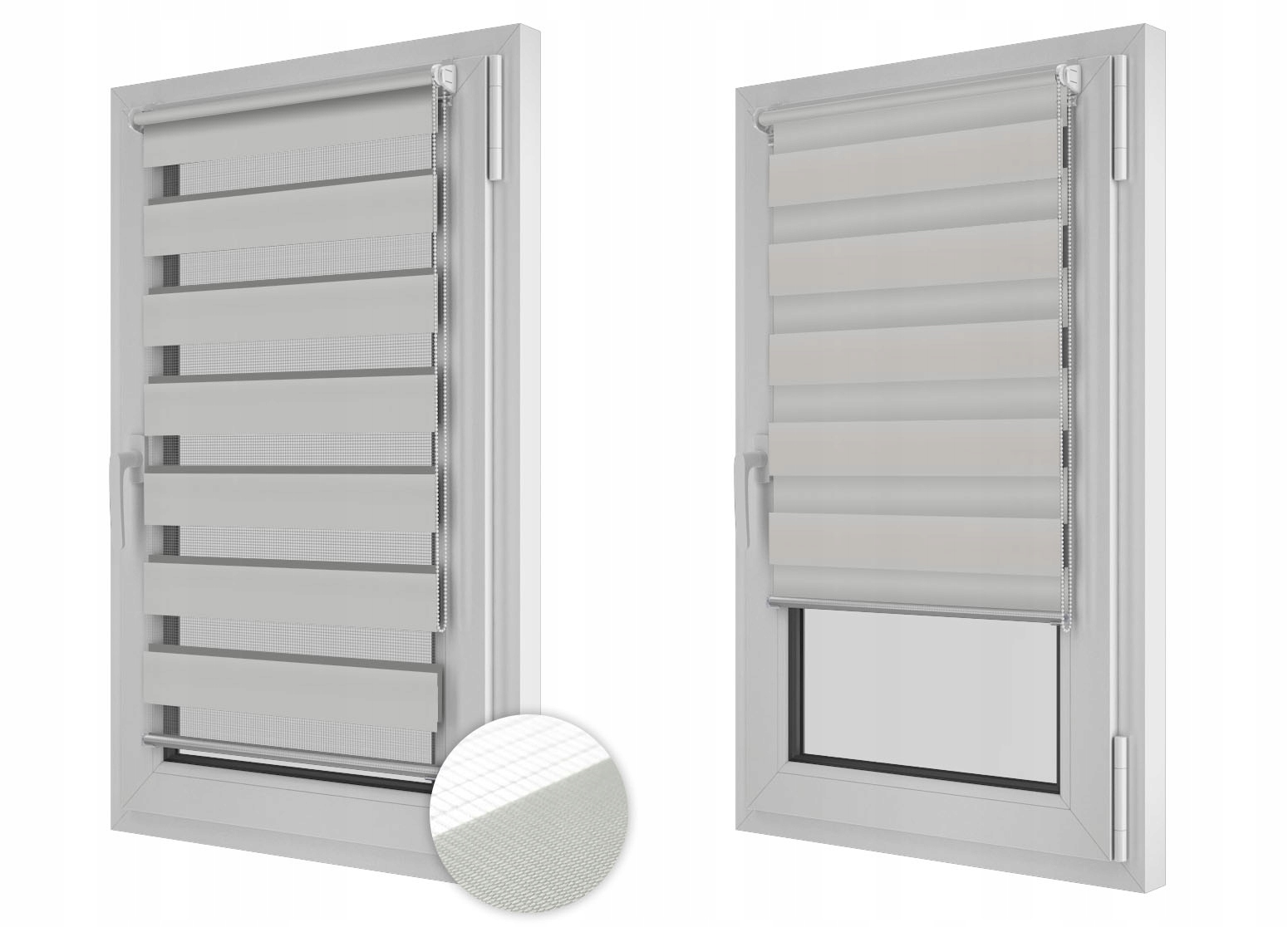 

Zebra Roleta Balkonowa Dzień i Noc 88x220 szary