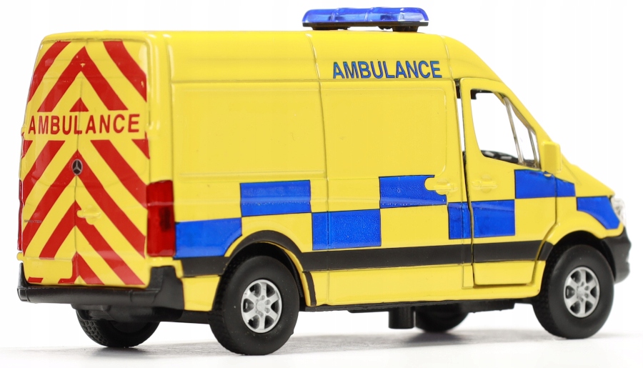 WELLY MERCEDES SPRINTER VAN AUTO KARETKA POGOTOWIE AMBULANS Marka Welly