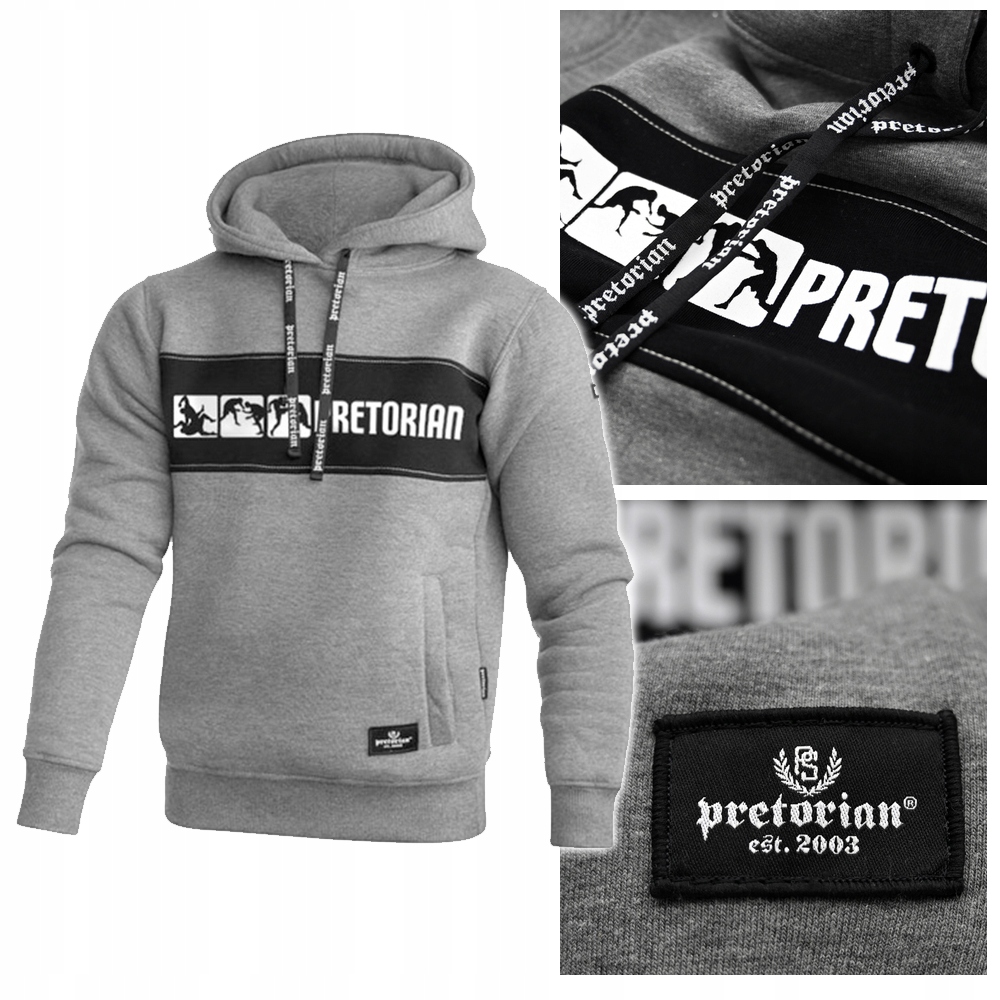 

Bluza z kapturem męska Pretorian Fight r.M