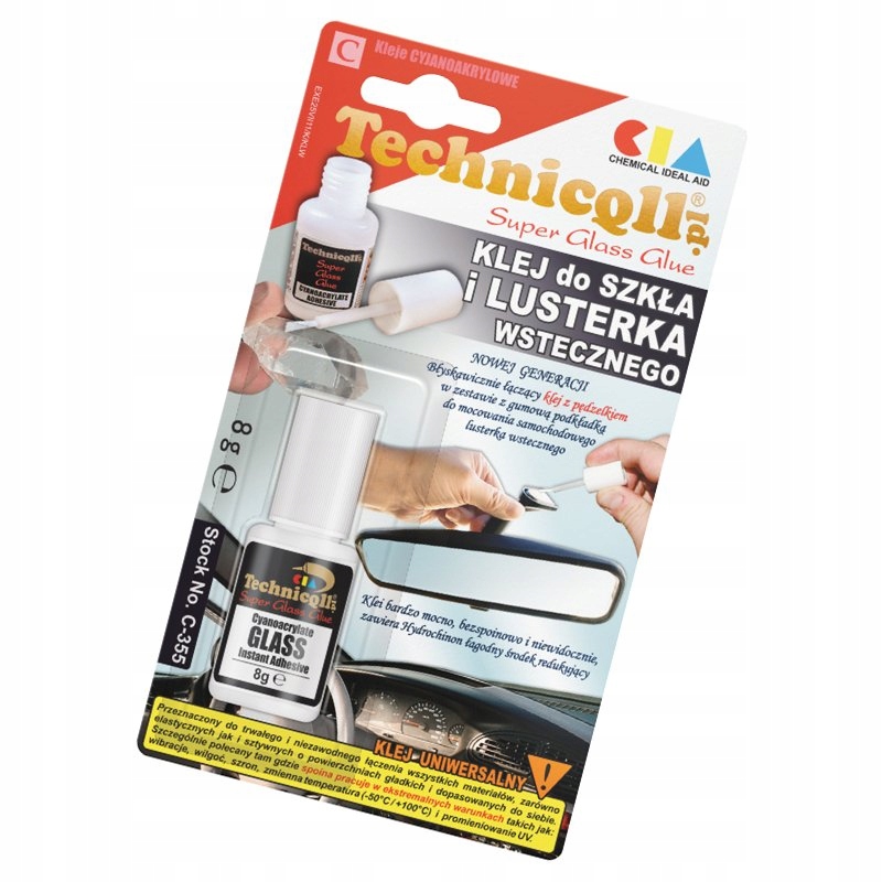 

Technicqll Klej Do Szkla I Lusterka Wstecznego 8G