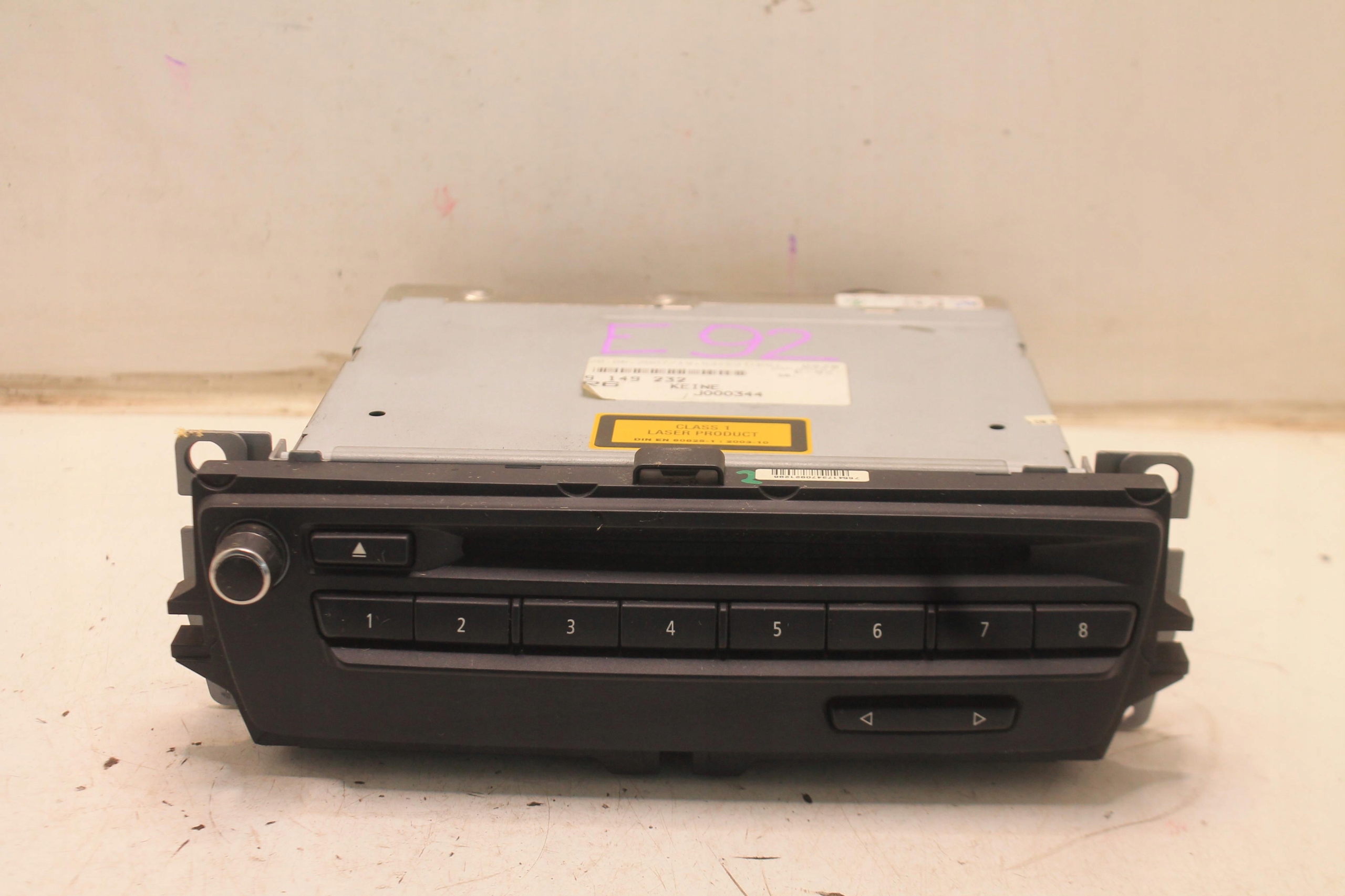 RADIO čitač navigacije NAPED CD 9149232 BMW E81 E87 E90 E91 E92 06-12