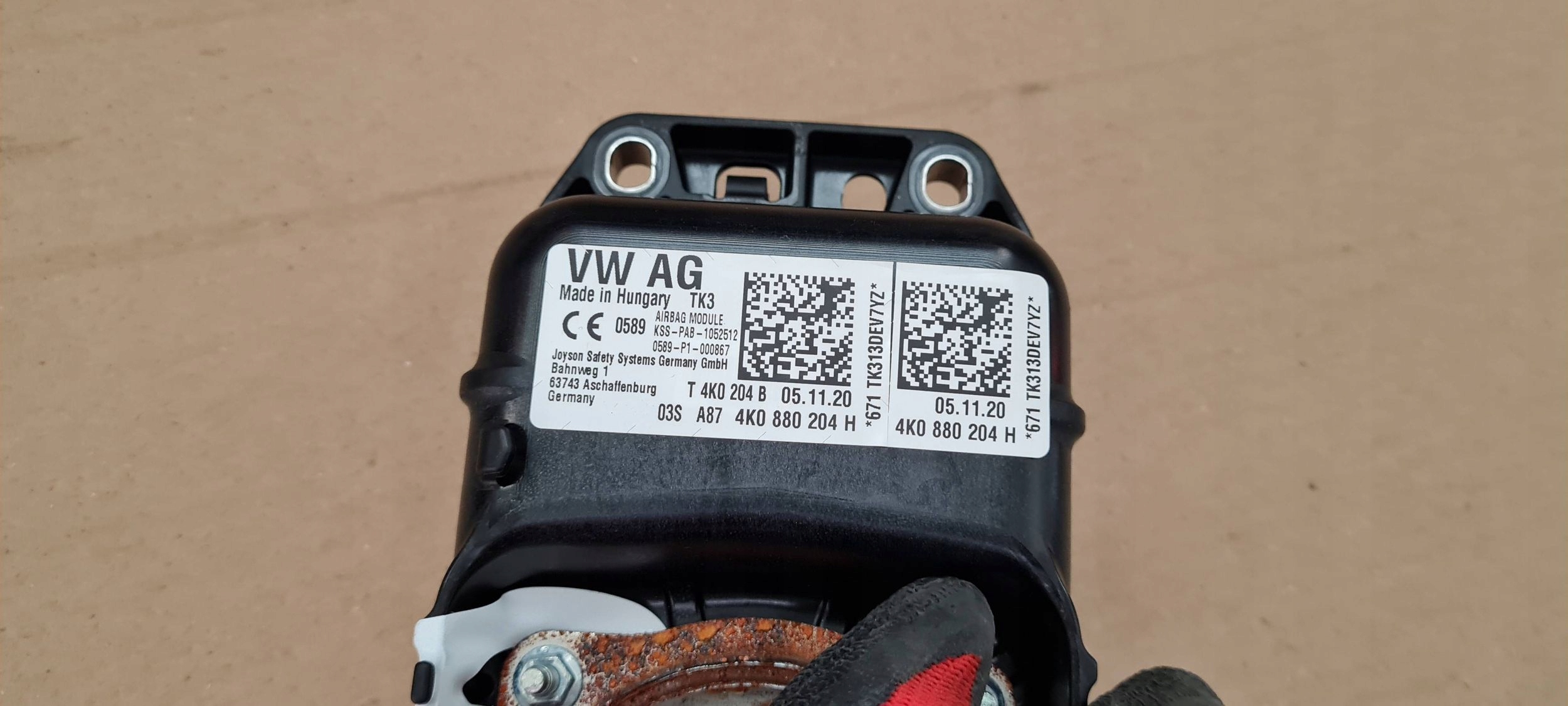 A6 C8 4K passenger airbag airbag right original 4K0880204H