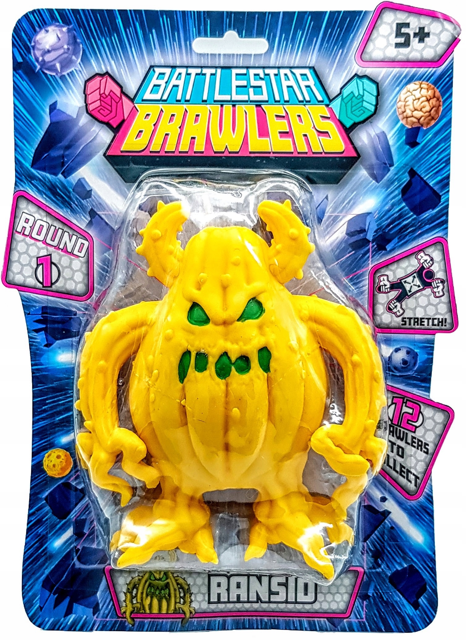 FIGURKA BATTLESTAR BRAWLERS - SUPER ROZCIĄGLIWA GUMOWA - RANSIO