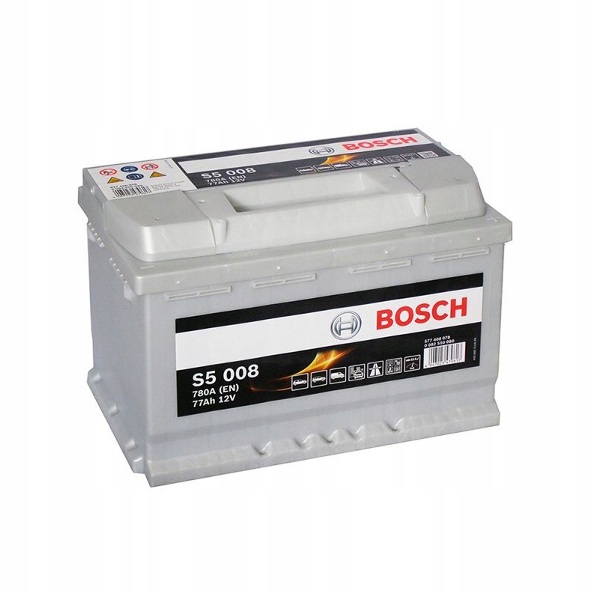 Аккумулятор BOSCH S5 S5008 0 092 S50 080 77 Ач