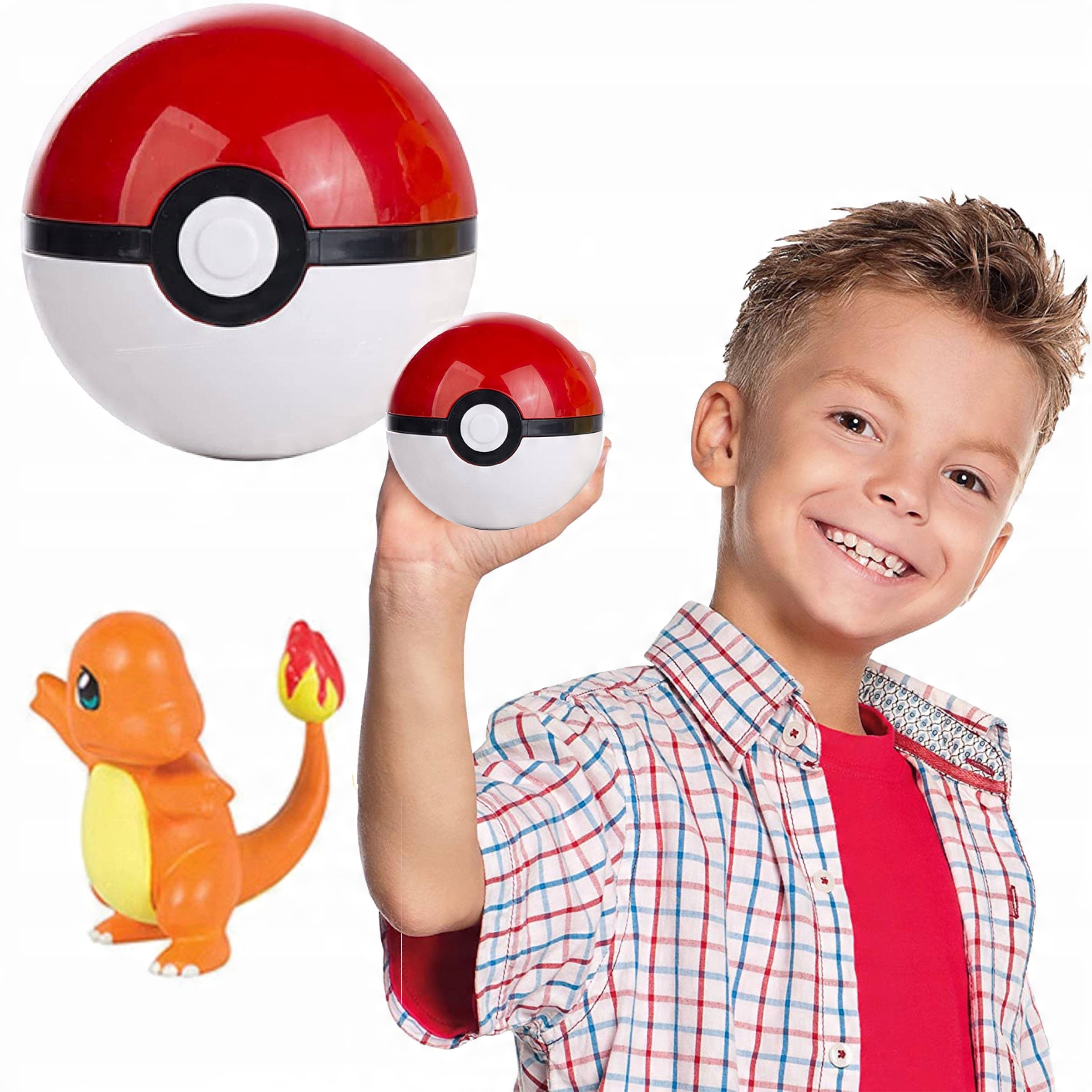 

Pokemon Zestaw Pokeball 7CM + Figurka Pokemon Go