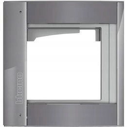 Rámeček s držákem pro panely Sfera 1 modul Ocelově šedá Legrand 350213