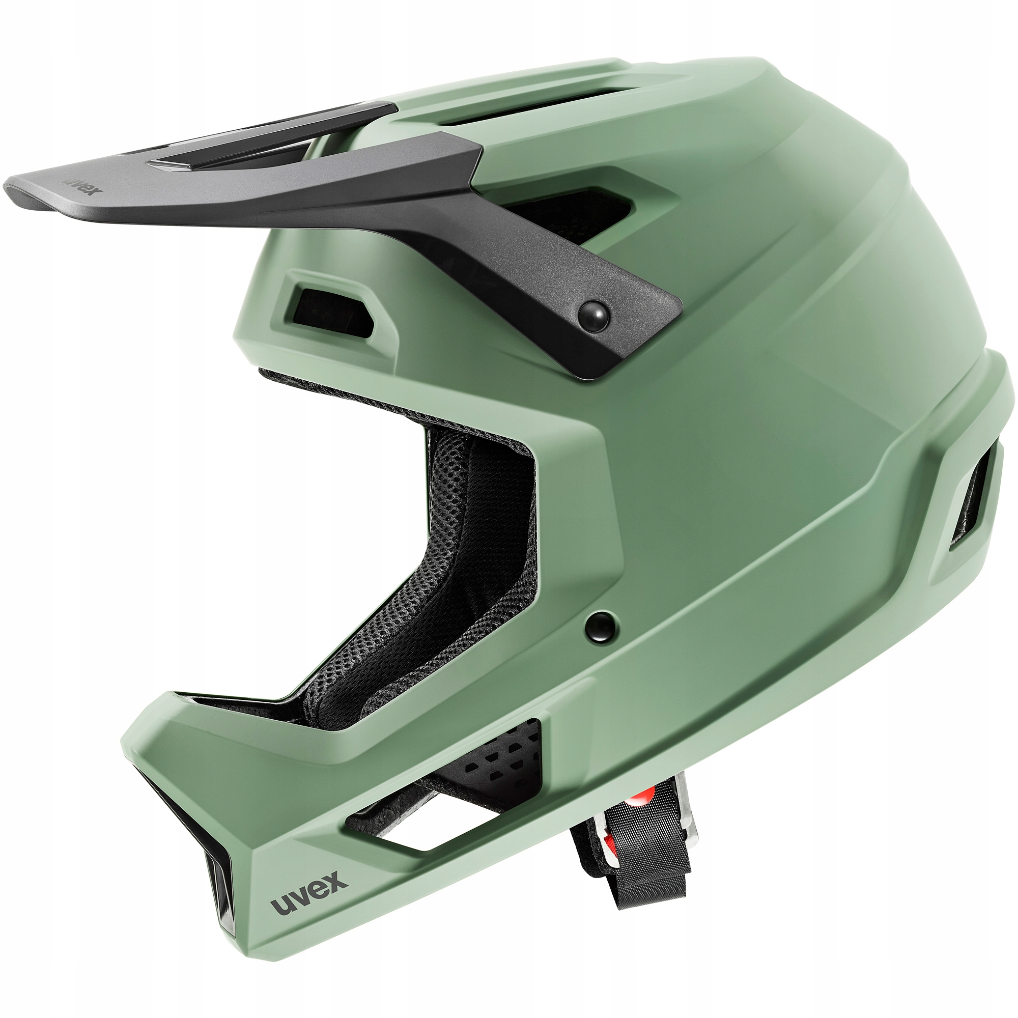 Cyklistická helma Uvex Ravage Moss Green/Black Matt Zelená 52-55