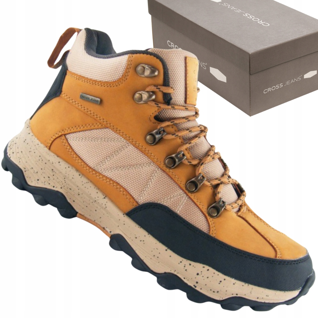 Trekové boty Cross Jeans KK1R4020 camel – pohodlné a odolné outdoorové boty