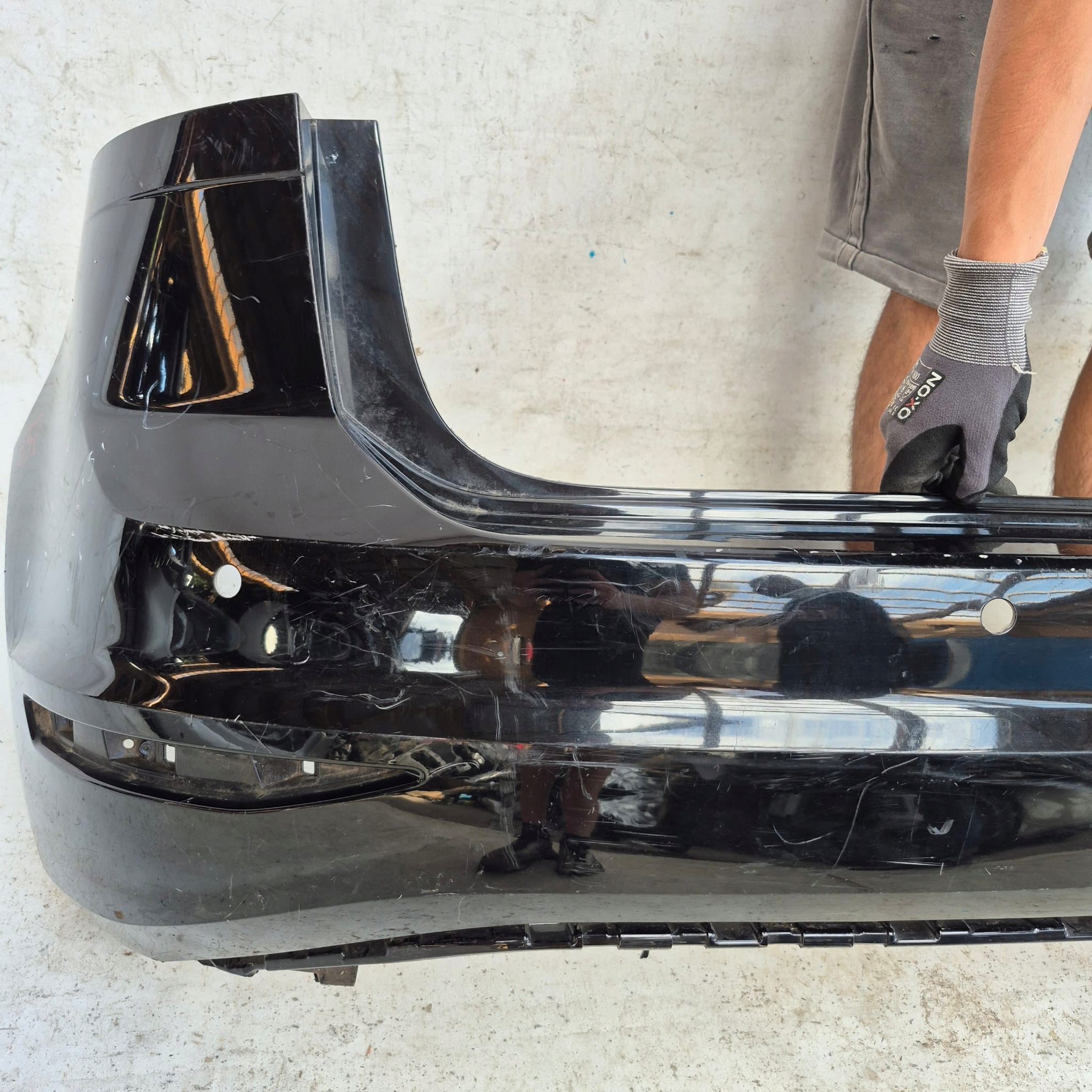 VW GOLF SPORTSVAN 14-18 bumper rear part rear 4XPDC