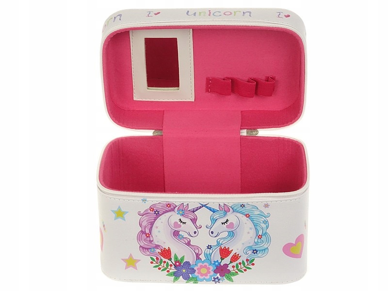 

Kuferek, Kosmetyczka, Walizka M Jednorożec unicorn