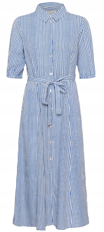 Cream Šaty CRTiah Dress 104155 Blue Mlikboy Velikost 42