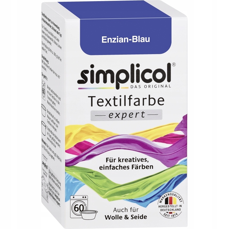 

Simplicol Farba Do Wełny Jedwabiu Expert Niebieski