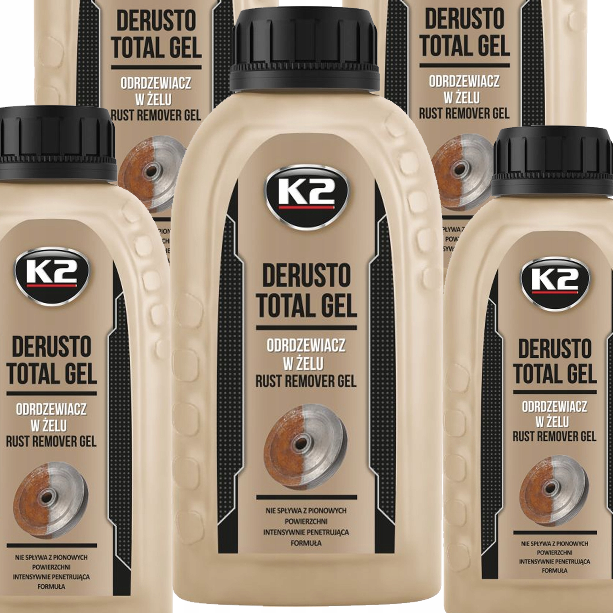 K2 Derusto Gel Odrdzewiacz Neutralizator Rdzy Korozji Do Metalu 1,25L Żel