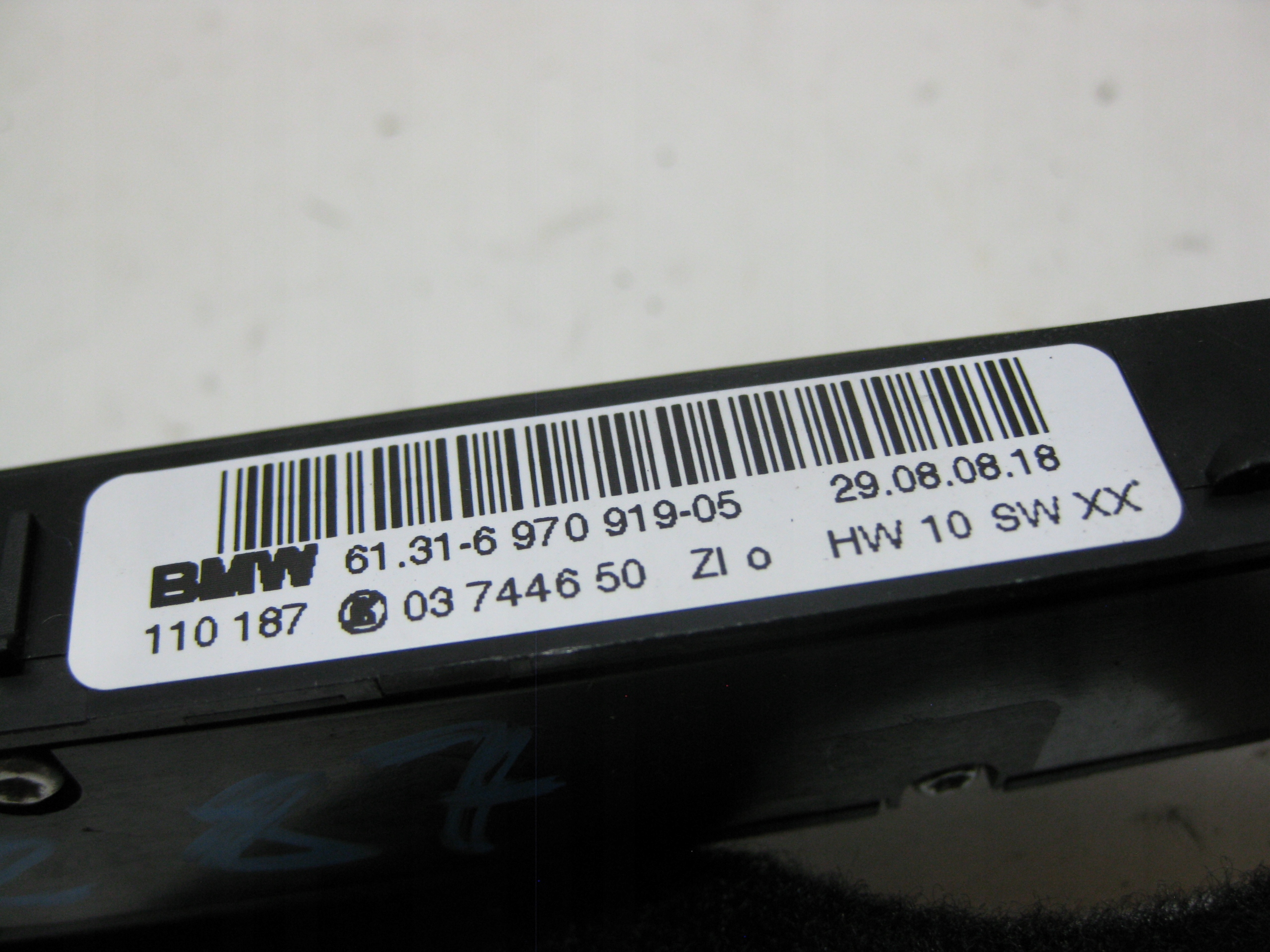 BMW E87 08R PANEL switch button TRAKCJI START OFF ring 6970919