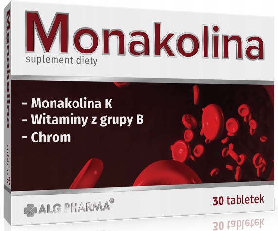 Monakolina 10mg 30 tabletek ALG Pharma CHOLESTEROL
