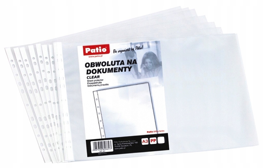 ФУТБОЛКА ДЛЯ ДОКУМЕНТОВ A3 CRYSTAL ГОРИЗОНТАЛЬНАЯ