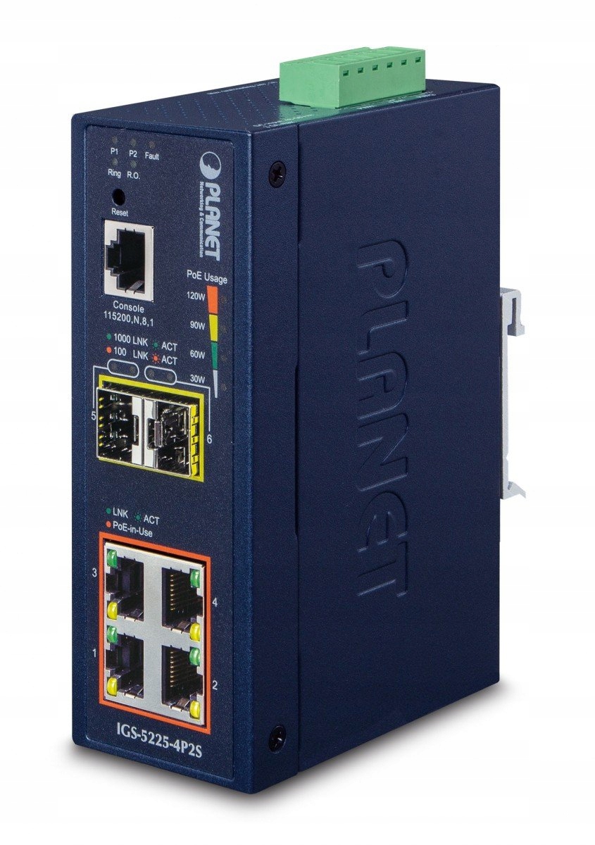 Planet IGS-5225-4P2S spravovateľný prepínač L2+ Gigabit Ethernet (10/100/1000)