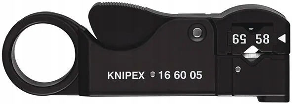 Nástroj pro odizolování koaxiálních kabelů, 105 mm, 16 60 05 Sb