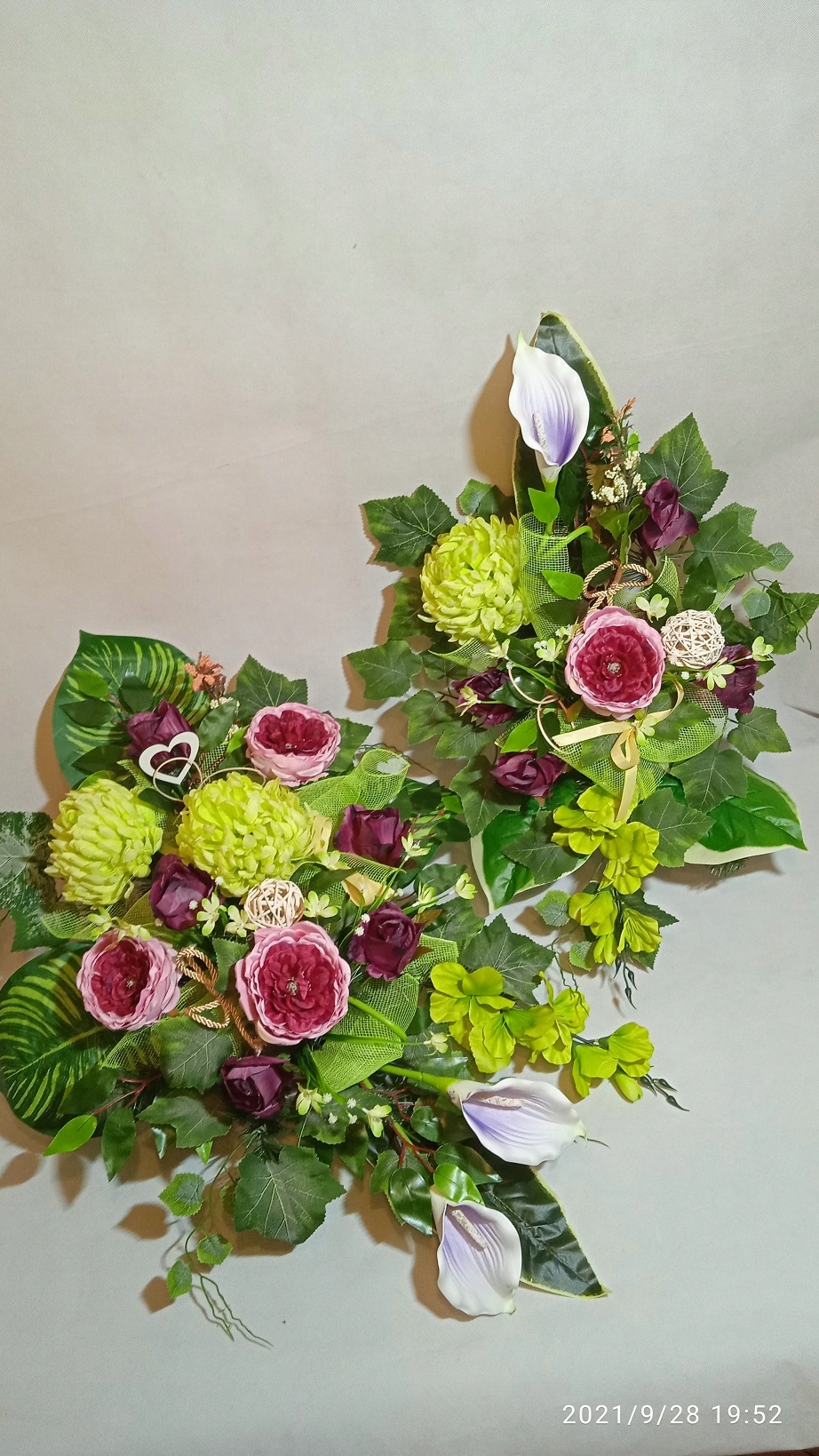 Kwiaty na WSZYSTKICH ŚWIĘTYCH KOMPLET chryzantema